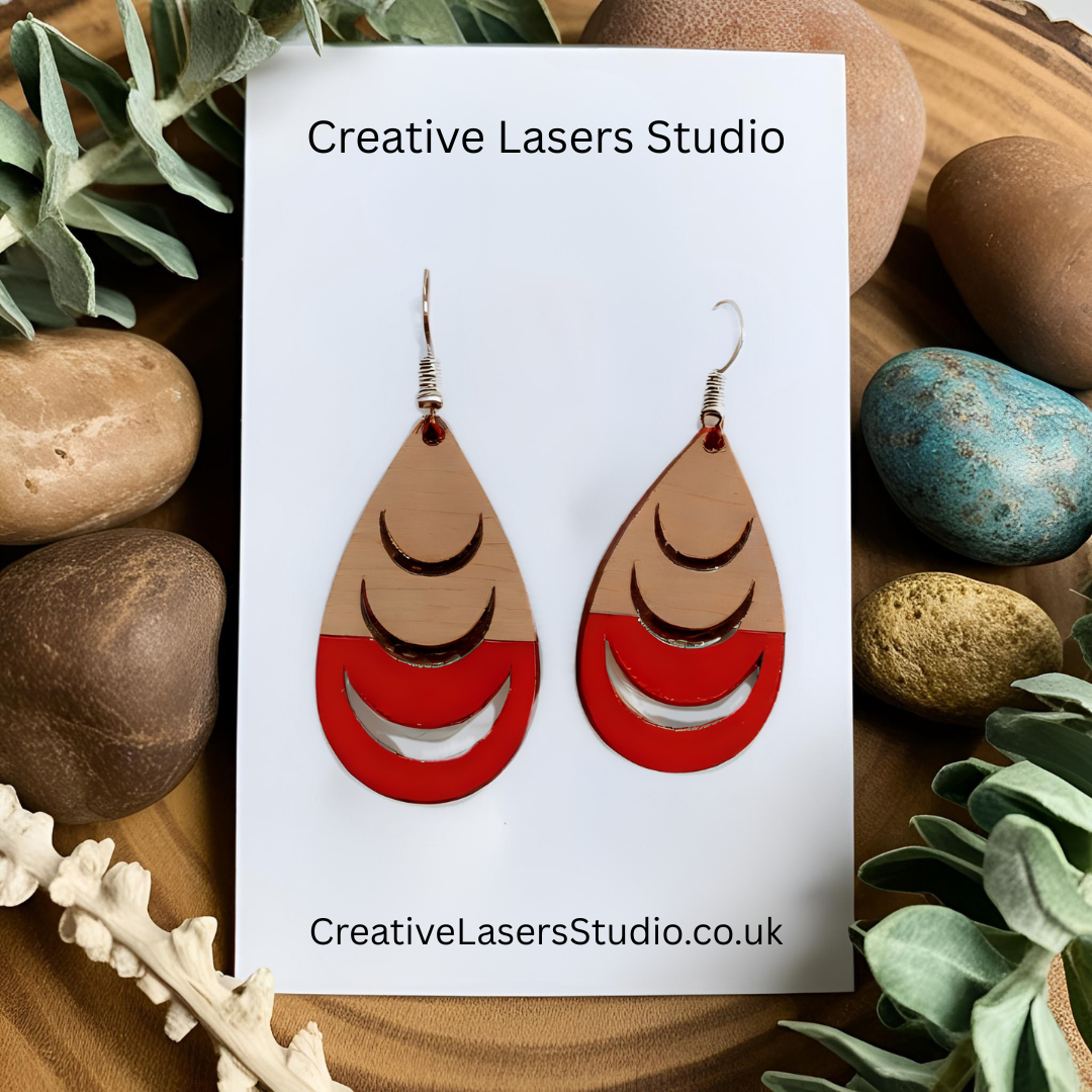 Tear drop earrings