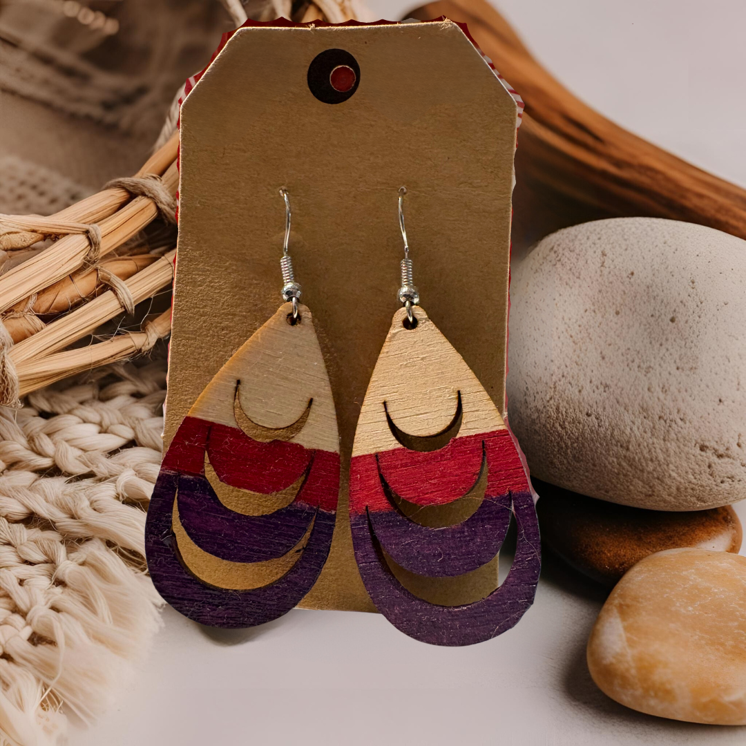 Tear drop earrings
