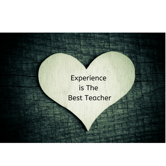 Experience is the best teacher Keyring.